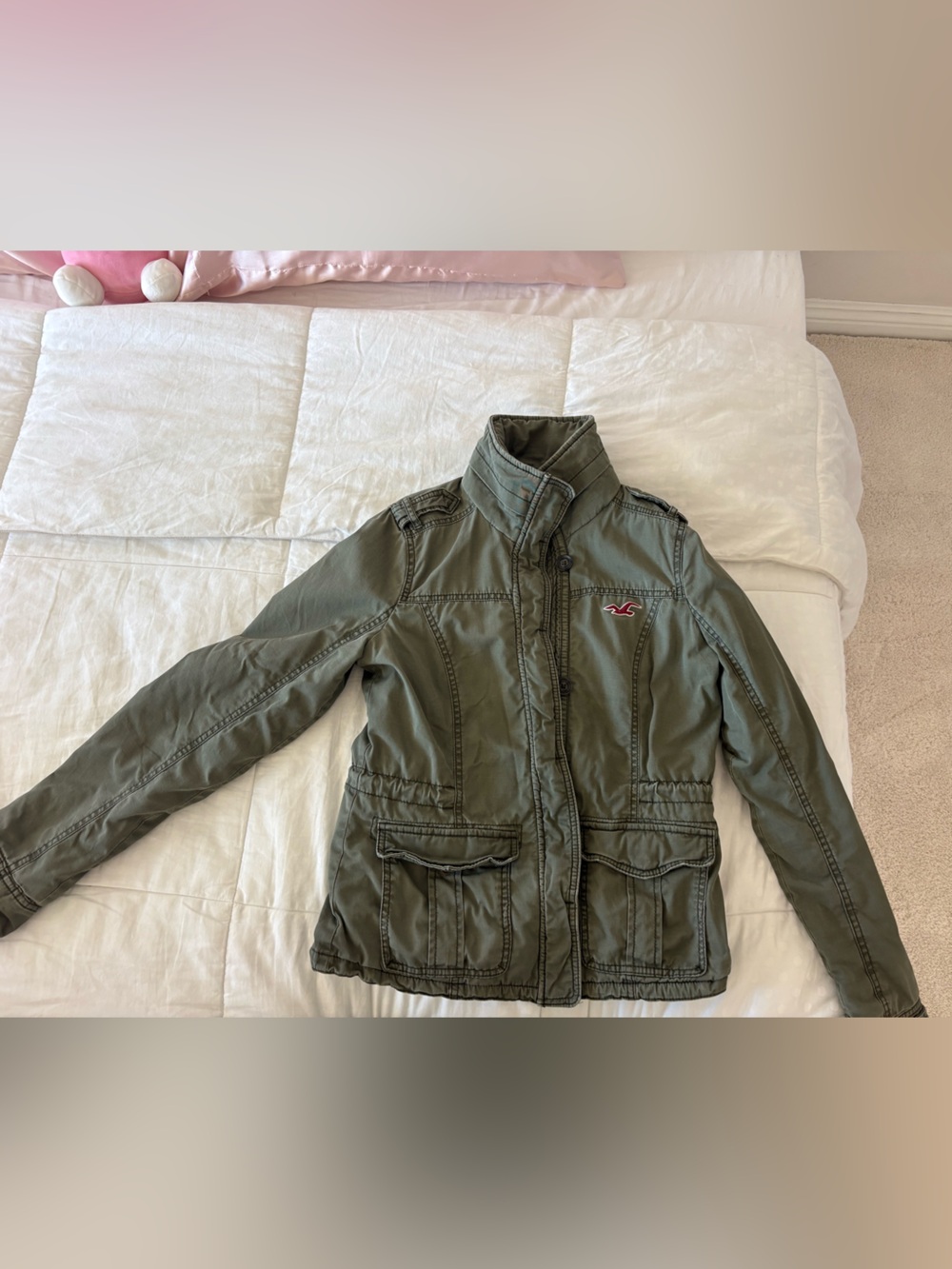 2000s Hollister funnel neck jacket